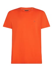 Tommy Hilfiger Orange Crew Neck T-Shirt - Image 5 of 5