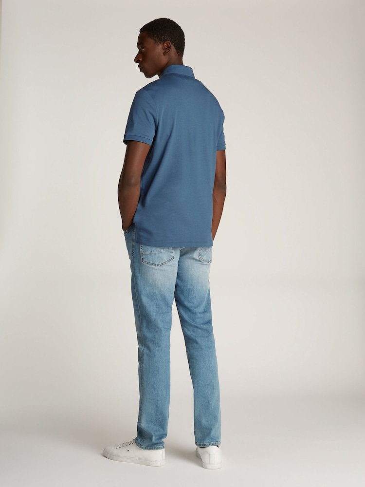 Tommy Hilfiger Blue Regular Fit Polo Shirt - Image 2 of 6