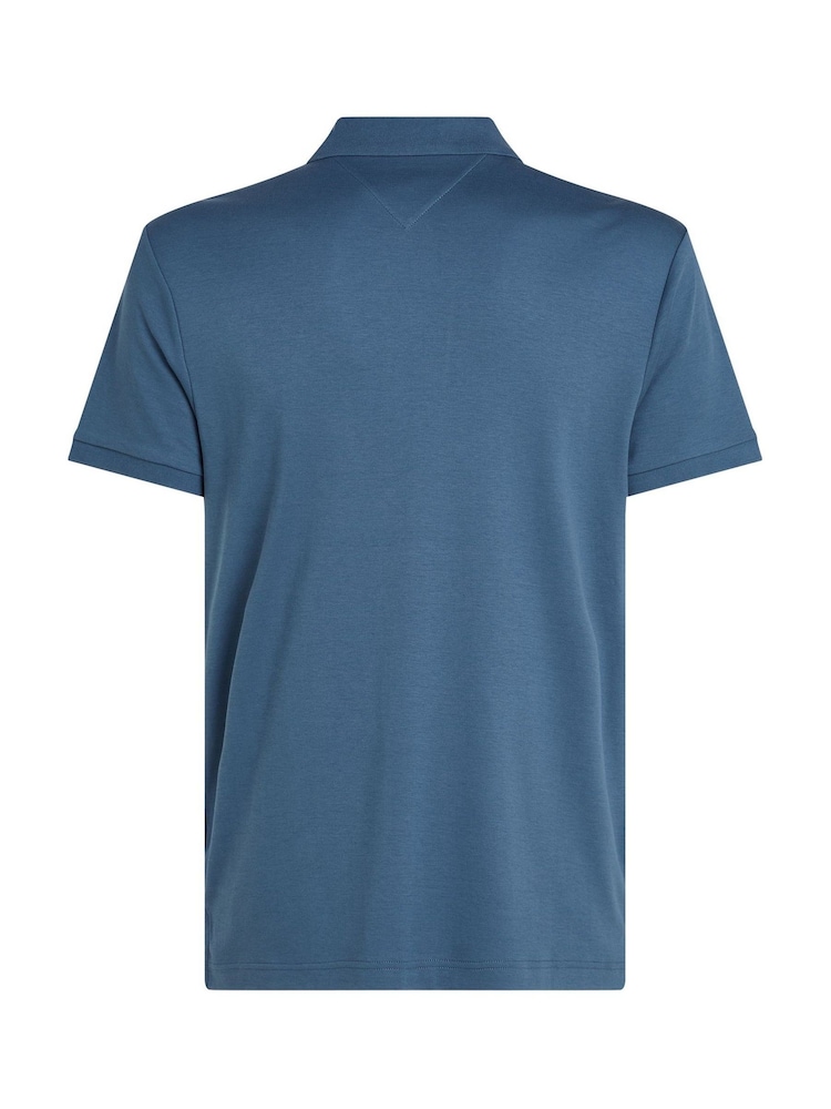 Tommy Hilfiger Blue Regular Fit Polo Shirt - Image 6 of 6