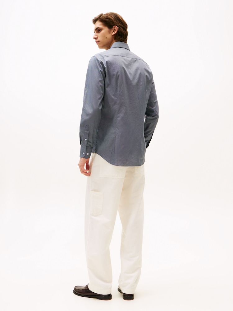 Tommy Hilfiger Slim Cotton Shirt - Imagen 2 de 5