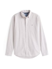 Tommy Hilfiger White Regular Fit Stripe Oxford Shirt - Image 5 of 5