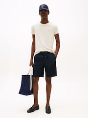Tommy Hilfiger Natural Slim Crew Neck T-Shirt - Image 3 of 5
