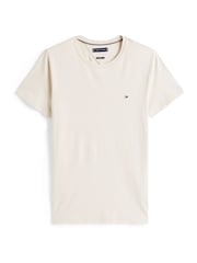 Tommy Hilfiger Natural Slim Crew Neck T-Shirt - Image 5 of 5