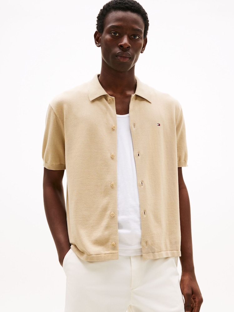 Tommy Hilfiger Natural Cotton Overshirt - Image 1 of 5