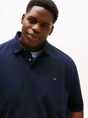 Tommy Hilfiger Blue Regular Fit Plus 1985 Polo Shirt - Image 4 of 5