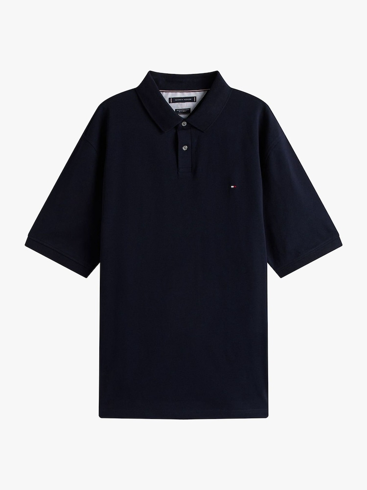 Tommy Hilfiger Blue Regular Fit Plus 1985 Polo Shirt - Image 5 of 5