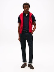 Tommy Hilfiger Blue Slim Fit Signature Polo Shirt - Image 3 of 5
