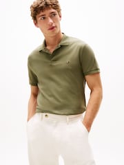 Tommy Hilfiger Green Regular Fit Polo Shirt - Image 1 of 5