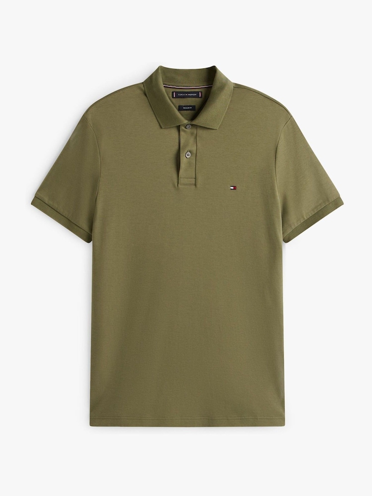 Tommy Hilfiger Green Regular Fit Polo Shirt - Image 5 of 5