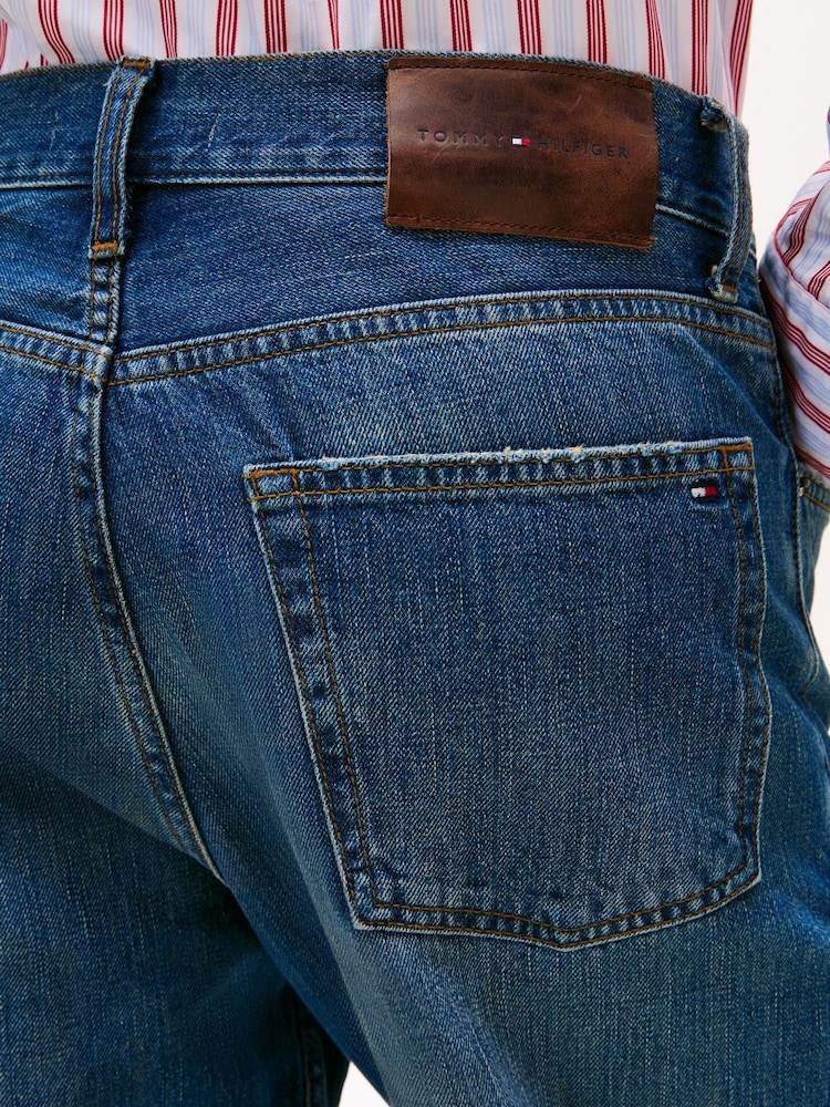 Tommy Hilfiger Blue Relaxed Distressed Jeans - Image 3 of 3