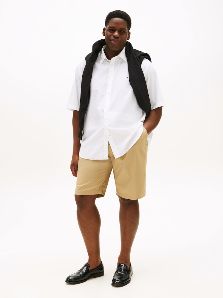 Tommy Hilfiger White Plus Poplin Shirt - Image 3 of 5
