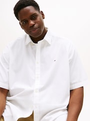 Tommy Hilfiger White Plus Poplin Shirt - Image 4 of 5