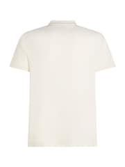 Tommy Hilfiger Cream Regular Fit Polo Shirt - Image 2 of 3