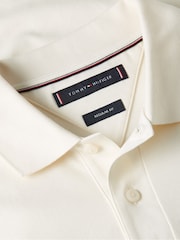 Tommy Hilfiger Cream Regular Fit Polo Shirt - Image 3 of 3