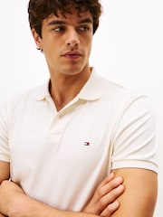 Creme - Tommy Hilfiger Regular Fit Polo Shirt - Bild 4 von 5