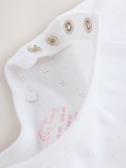 Pink Check Baby Dungarees and Bodysuits Set 2 Piece (0mths-2yrs) - Image 12 of 13