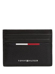Tommy Hilfiger Black Leather Credit Card Holder - Image 1 of 4