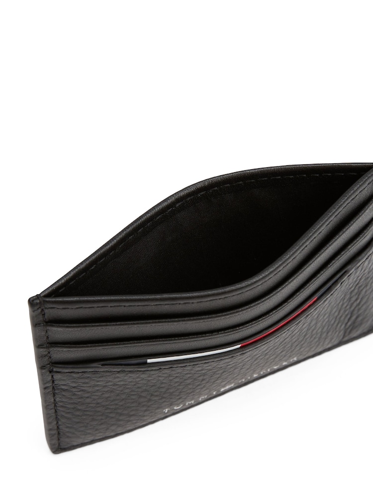Tommy Hilfiger Black Leather Credit Card Holder - Image 2 of 4