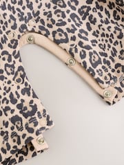 Estampa de leopardo - Baby Jersey Dungarees and Bodysuits Set 2 Piece (0mths-3yrs) - Imagem 3 de 8