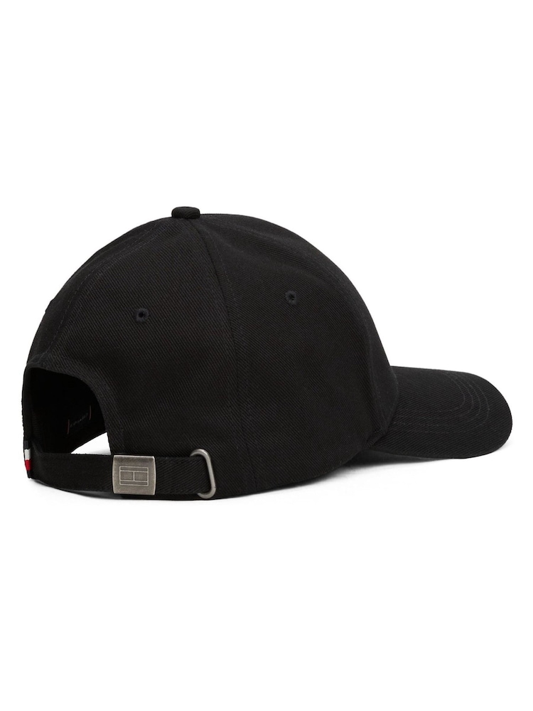 črna - Tommy Hilfiger Logo Embroidery Baseball Cap - Slika 2 iz 3