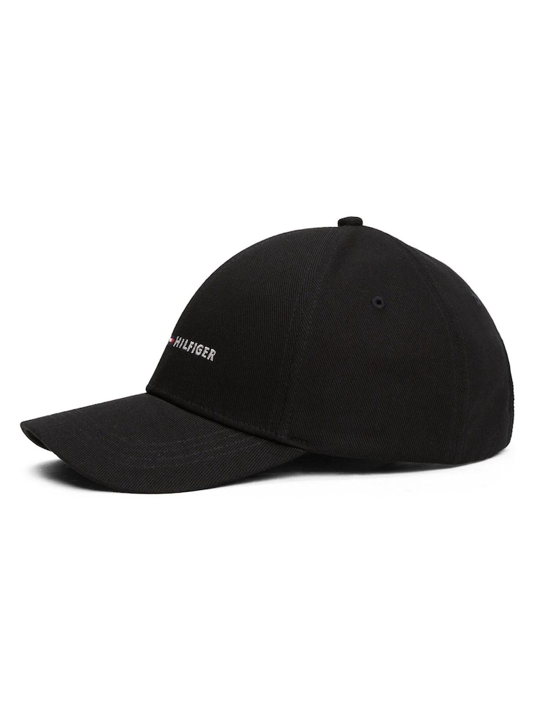 črna - Tommy Hilfiger Logo Embroidery Baseball Cap - Slika 3 iz 3