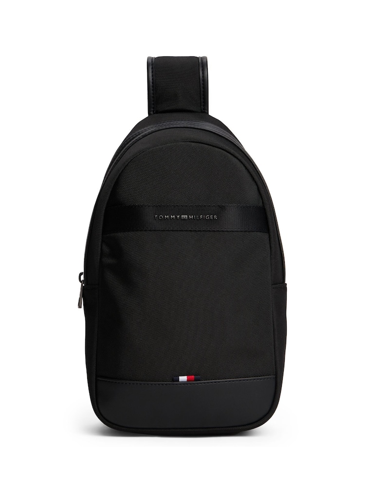 Tommy Hilfiger Black Travel Sling Bag - Image 1 of 5