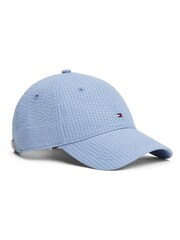 Tommy Hilfiger Blue Flag Seersucker Baseball Cap - Image 1 of 4