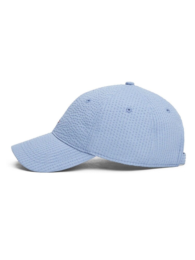 Tommy Hilfiger Blue Flag Seersucker Baseball Cap - Image 2 of 4