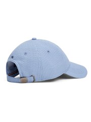 Tommy Hilfiger Blue Flag Seersucker Baseball Cap - Image 3 of 4