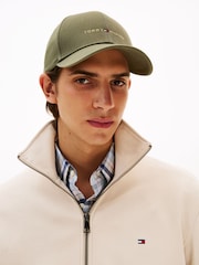 zelena - Tommy Hilfiger Logo Embroidery Baseball Cap - Slika 4 iz 4