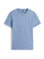 Tommy Jeans Blue Tonal Tommy Badge T-Shirt - Image 5 of 5