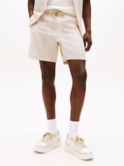 Tommy Jeans Natural Stripe Regular Shorts - Image 1 of 5