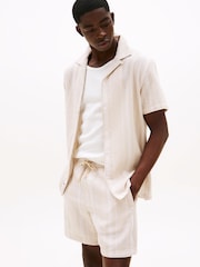Tommy Jeans Natural Stripe Regular Shorts - Image 4 of 5