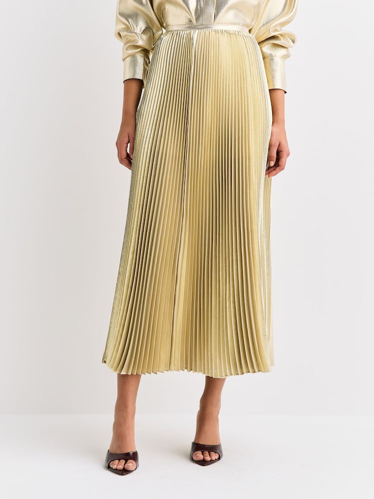 Joseph Gold Essai Skirt Lame - Image 2 of 6