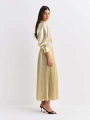 Joseph Gold Essai Skirt Lame - Image 3 of 6