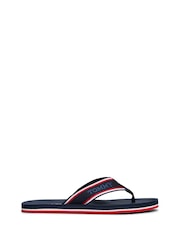 Tommy Hilfiger Blue Hilfiger Monotype Logo flip-flops/sandals - Image 1 of 4