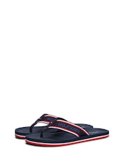 Tommy Hilfiger Blue Hilfiger Monotype Logo flip-flops/sandals - Image 3 of 4