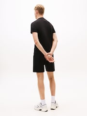 Tommy Jeans Black Slim Stack Logo T-Shirt - Image 2 of 5