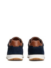 Tommy Hilfiger Blue Suede Hybrid Trainers - Image 4 of 5
