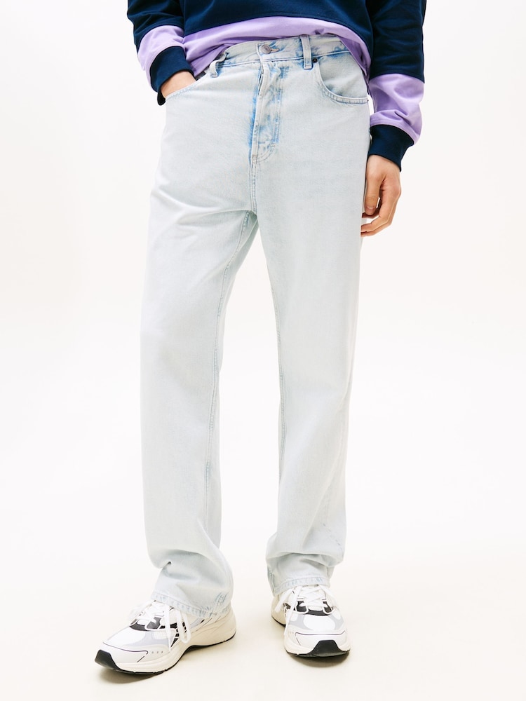 Tommy Jeans Blue Otis Lightweight Regular Straight Leg Jeans - Image 1 of 4 Tommy Jeans Blue Otis Lightweight Regular Straight Leg Jeans - Image 1 of 4