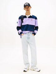 Tommy Jeans Blue Otis Lightweight Regular Straight Leg Jeans - Image 2 of 4