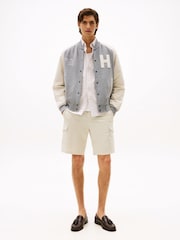 Tommy Hilfiger Grey Athleisure Relaxed Bomber Jacket - Image 2 of 5