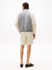 Tommy Hilfiger Grey Athleisure Relaxed Bomber Jacket - Image 3 of 5