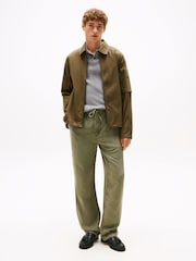 Tommy Hilfiger Green Technical Shacket - Image 3 of 6