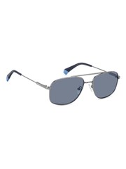 Polaroid Blue Rectangular Sunglasses - Imagen 1 de 6