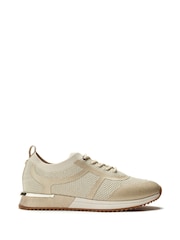 Moda in Pelle Dyonna Lace-Up Knit Trainers - Image 1 of 4