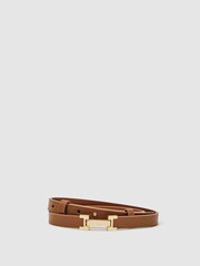 Reiss Tan Hayley Belt - Image 1 of 4