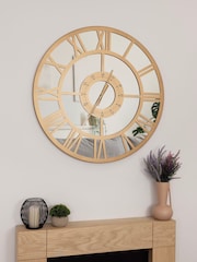 Charles Bentley Bronze Coniston Mirrored Finish Oudoor Wall Clock - Image 2 of 6