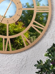 Charles Bentley Bronze Coniston Mirrored Finish Oudoor Wall Clock - Image 3 of 6