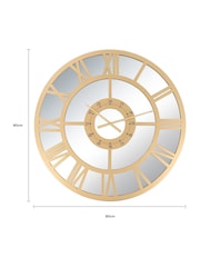 Charles Bentley Bronze Coniston Mirrored Finish Oudoor Wall Clock - Image 4 of 6